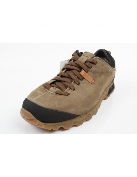 Aku Bellamont women's leather trekking shoes durable brown
