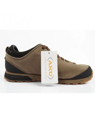 Aku Bellamont women's leather trekking shoes durable brown