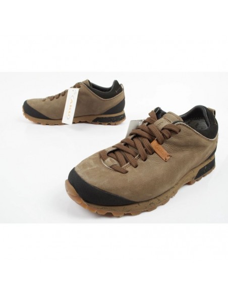 Aku Bellamont women's leather trekking shoes durable brown