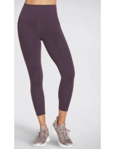 Skechers Go Walk 7/8 Training Γυναικείο Cropped Κολάν Ψηλόμεσο Μωβ W03LG31B-DKPR