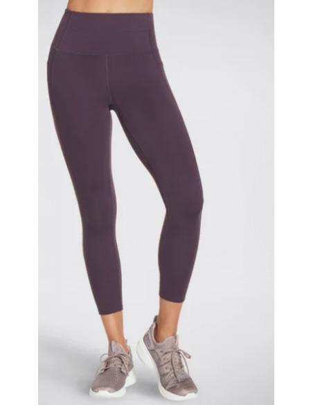 Skechers Go Walk 7/8 Training Γυναικείο Cropped Κολάν Ψηλόμεσο Μωβ W03LG31B-DKPR