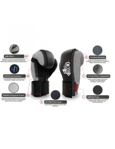 10oz Boxing Gloves Black Master Valor Series