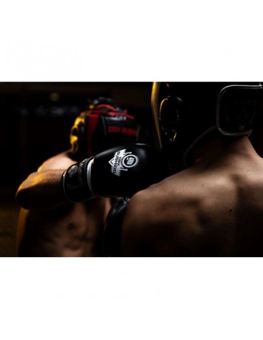 10oz Boxing Gloves Classic White...