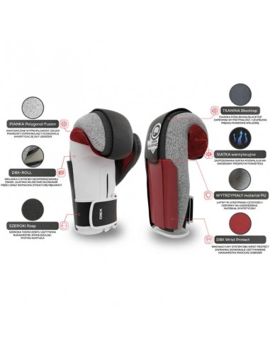 10oz Boxing Gloves Phantom White...