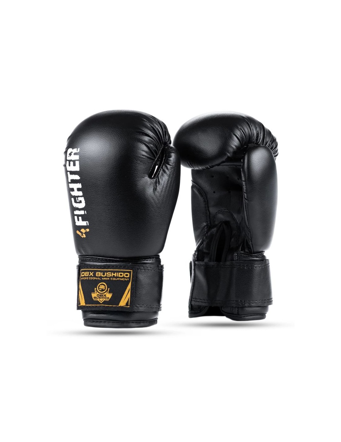 6oz Boxing Gloves for Kids 4Fighter Black
