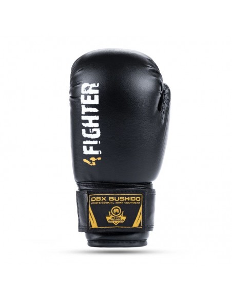 6oz Boxing Gloves for Kids 4Fighter Black