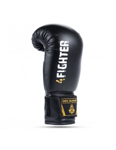 6oz Boxing Gloves for Kids 4Fighter Black