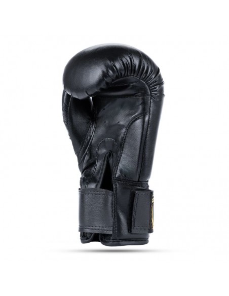 6oz Boxing Gloves for Kids 4Fighter Black