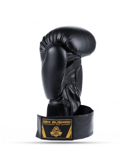 6oz Boxing Gloves for Kids 4Fighter Black