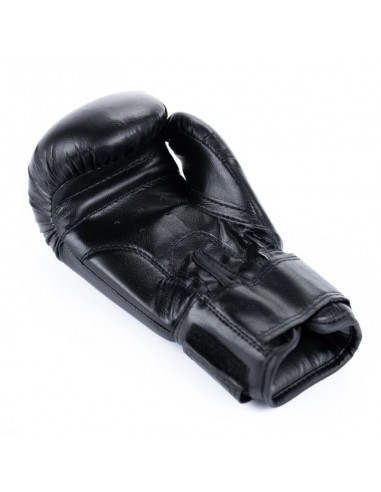 6oz Boxing Gloves for Kids 4Fighter Black