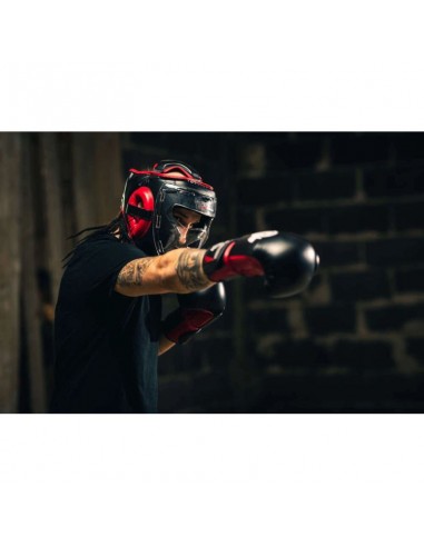 Boxing helmet with polycarbonate mask M Hannibal