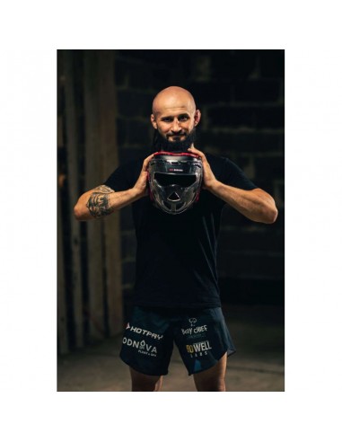 Boxing helmet with polycarbonate mask M Hannibal