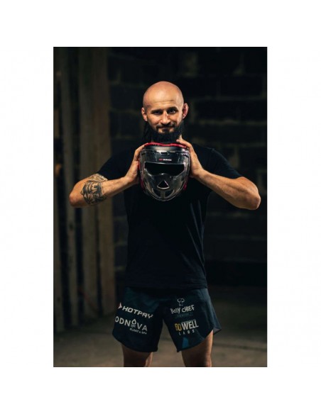 Boxing helmet with polycarbonate mask M Hannibal