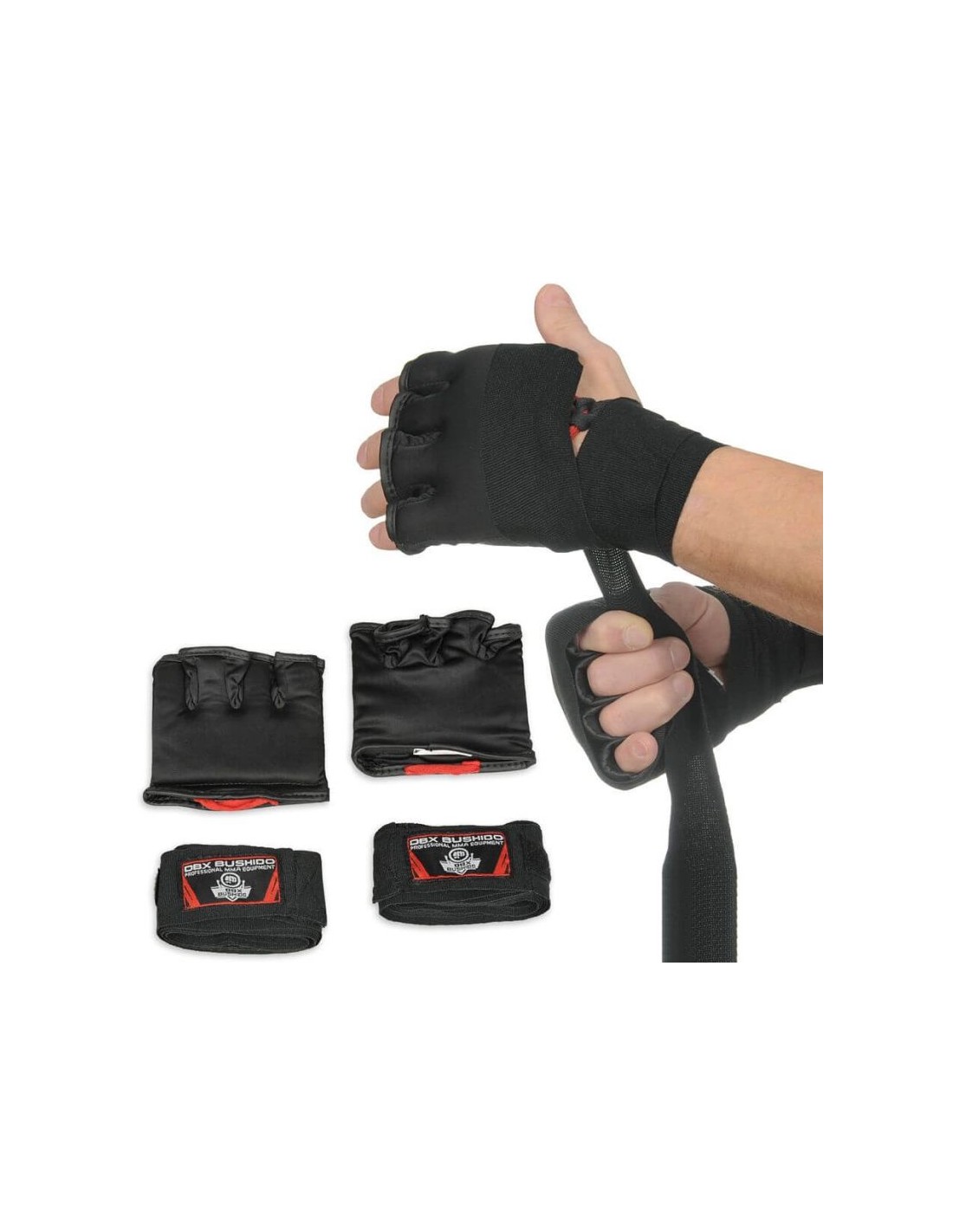 Boxing Wraps with Gel Knuckle Protection DBXGM2
