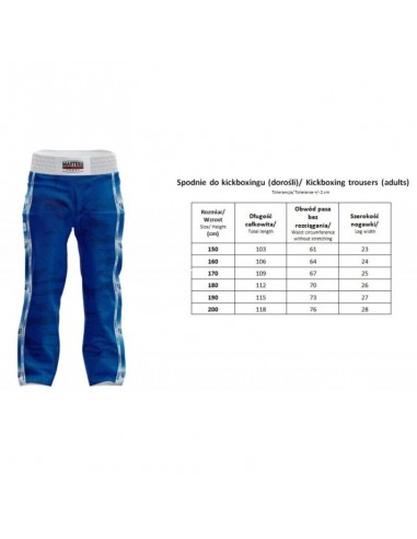 Kickboxing pants MASTERS SKBPM WAKO...