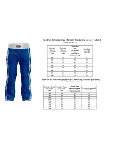 Kickboxing pants MASTERS SKBPM WAKO...