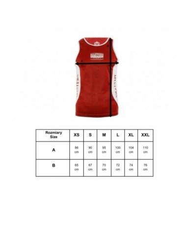 MASTERS KBOXMFE boxing shirt red XS