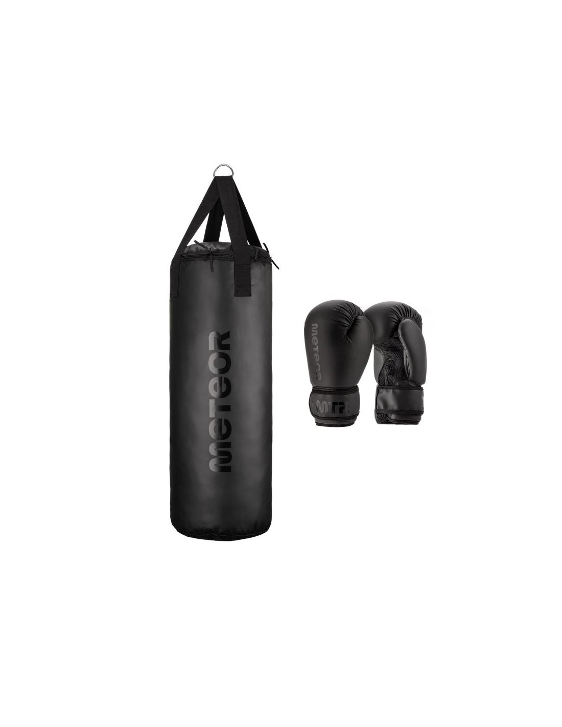 Meteor 12kg Punching Bag and 6oz Boxing Gloves Set