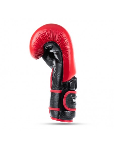 Warrior RED Genuine Leather Boxing Gloves