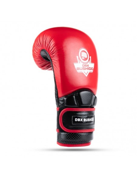 Warrior RED Genuine Leather Boxing Gloves