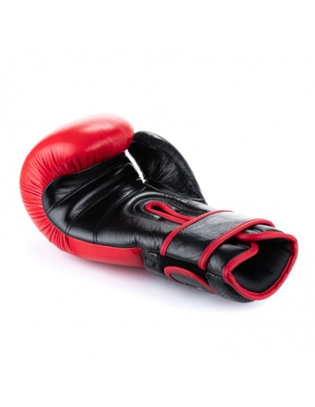 Warrior RED Genuine Leather Boxing Gloves