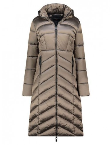 Geographical Norway Blanche Long Taupe DB Lady 0116 Taupe Women's Jacket WZ5490FGNTaupe