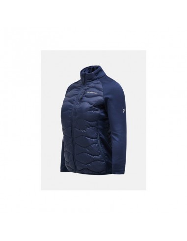 Peak Performance W Helium Down Hybrid Jacket Navy Blue