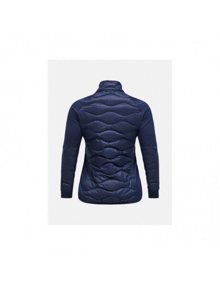 Peak Performance W Helium Down Hybrid Jacket Navy Blue