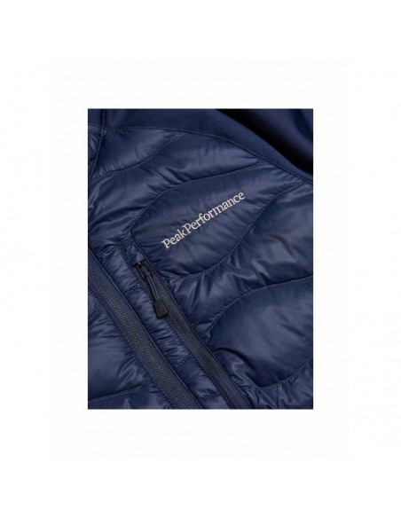 Peak Performance W Helium Down Hybrid Jacket Navy Blue
