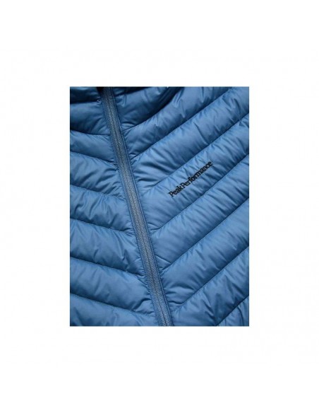 Peak Performance W Frost Down Hood Jacket Blue
