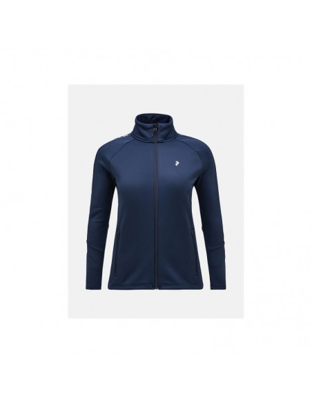 Peak Performance W Rider Zip Jacket Navy Blue