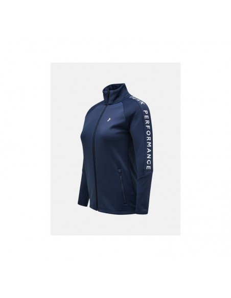 Peak Performance W Rider Zip Jacket Navy Blue
