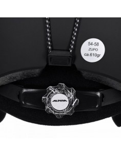 ALPINA ZUPO BLACK MATT 5458 ski helmet