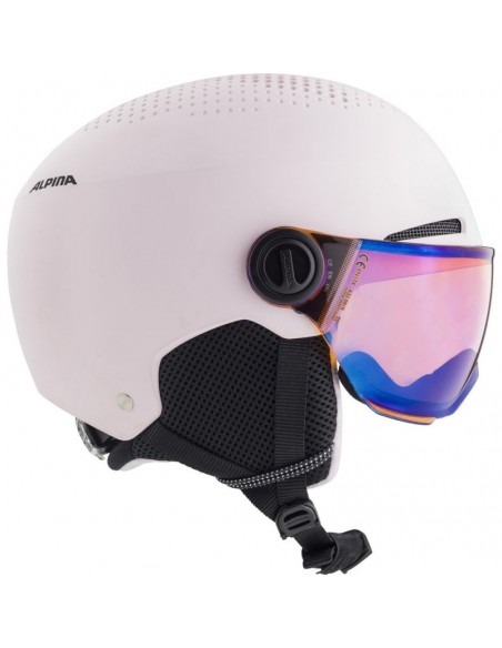 ALPINA ZUPO VISOR QLITE ROSE 5155 ski helmet