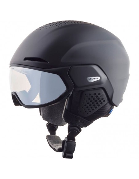 ALPINA ALTO V black matt ski helmet 5559