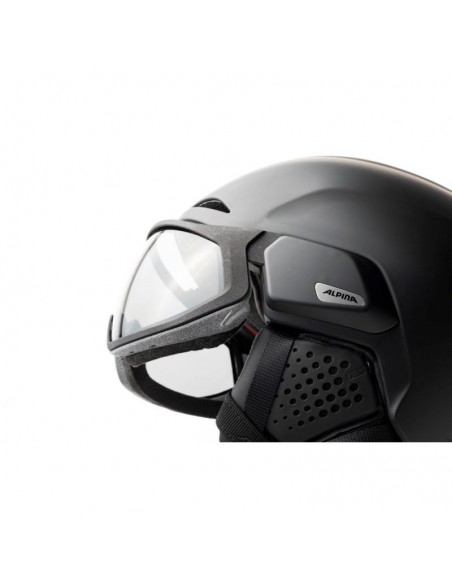 ALPINA ALTO V black matt ski helmet 5559