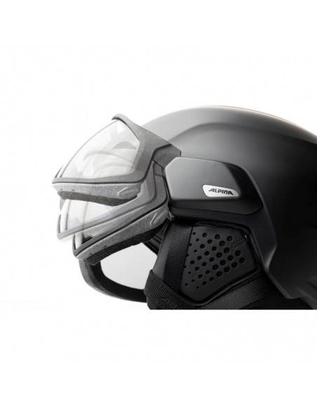 ALPINA ALTO V black matt ski helmet 5559