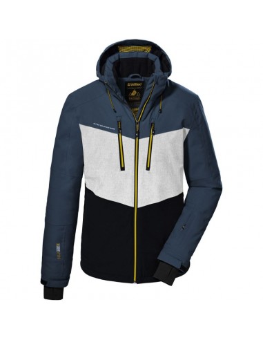 Killtec KSW 45 men's ski jacket with detachable hood and zipper blue 38699872