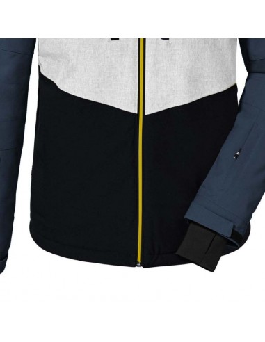 Killtec KSW 45 men's ski jacket with detachable hood and zipper blue 38699872