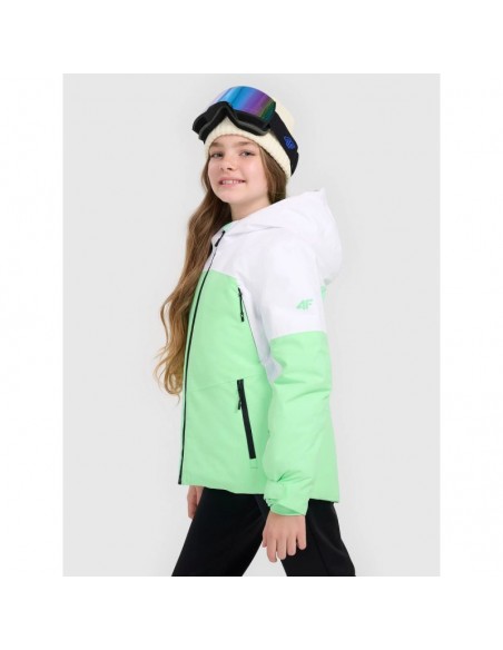 Ski jacket 8000 membrane for girls 4F 4FJRAW25TTJAF103742N