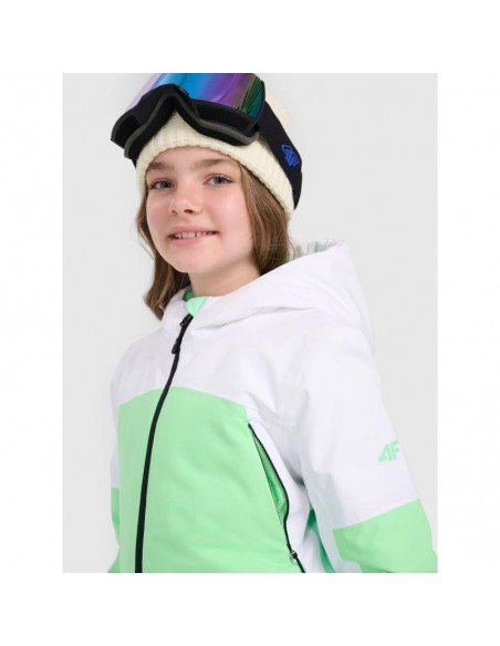 Ski jacket 8000 membrane for girls 4F 4FJRAW25TTJAF103742N