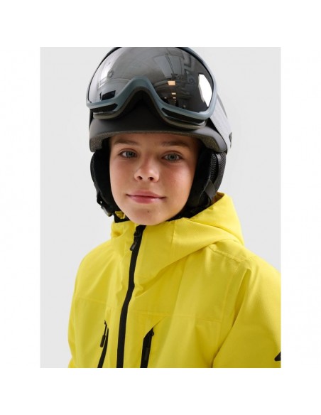 Ski jacket 10000 membrane for boys 4F 4FJRAW25TTJAM104271S