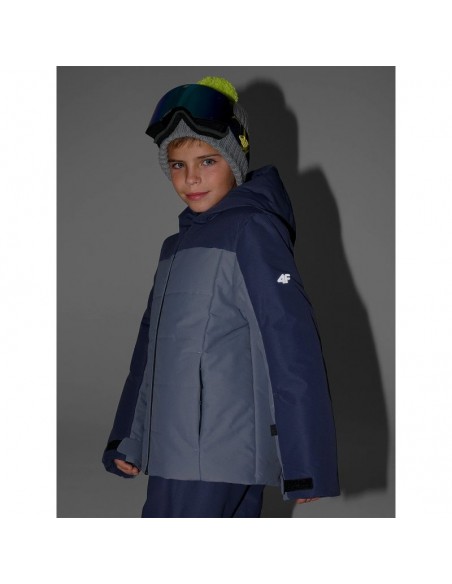 Boy's ski jacket 5000 membrane 4F 4FJRAW25TTJAM106422S