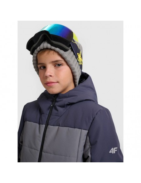 Boy's ski jacket 5000 membrane 4F 4FJRAW25TTJAM106422S