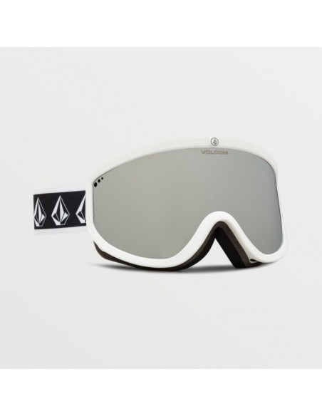 Volcom Footprints Women'sMen's Snowboard Sports Ski Goggles Silver VG0622116