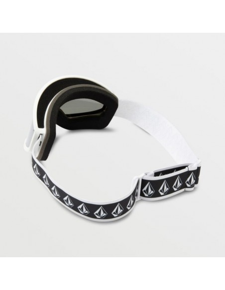 Volcom Footprints Women'sMen's Snowboard Sports Ski Goggles Silver VG0622116