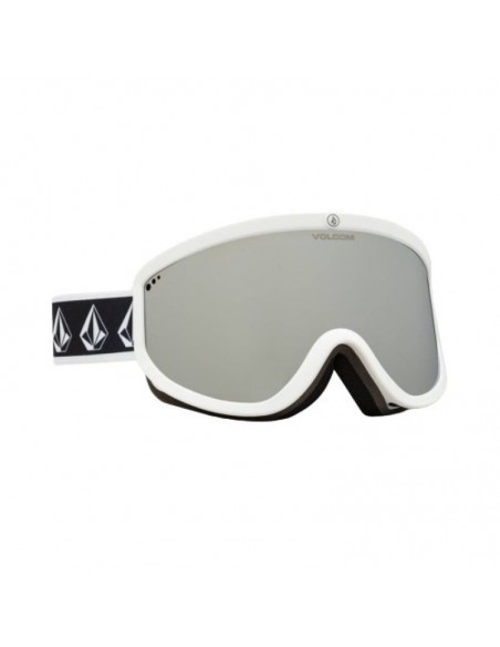 Volcom Footprints Women'sMen's Snowboard Sports Ski Goggles Silver VG0622116