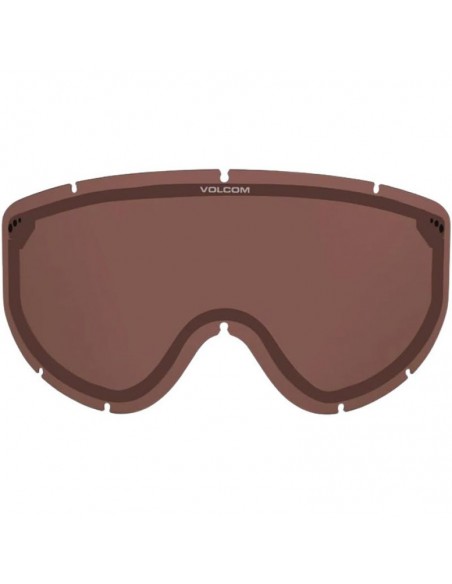 Volcom Footprint Rose Ski Goggle Lens with UV Protection Pink VL06001210