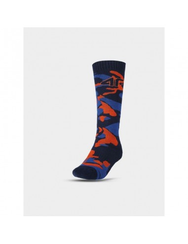 Boys' ski socks 4F Junior 4FJWAW24UFSOM14631A