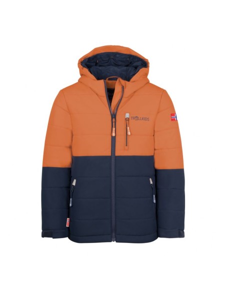Trollkids Kids Hemsedal Snow Jacket XT winter waterproof orange 513176
